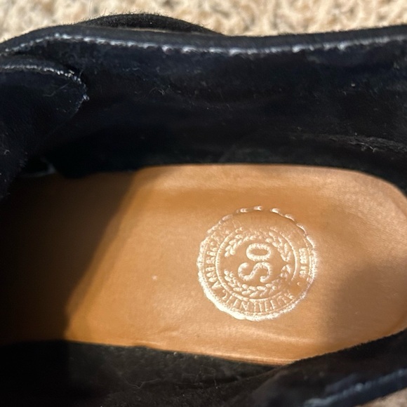 Black wedge suede booties - Picture 7 of 7